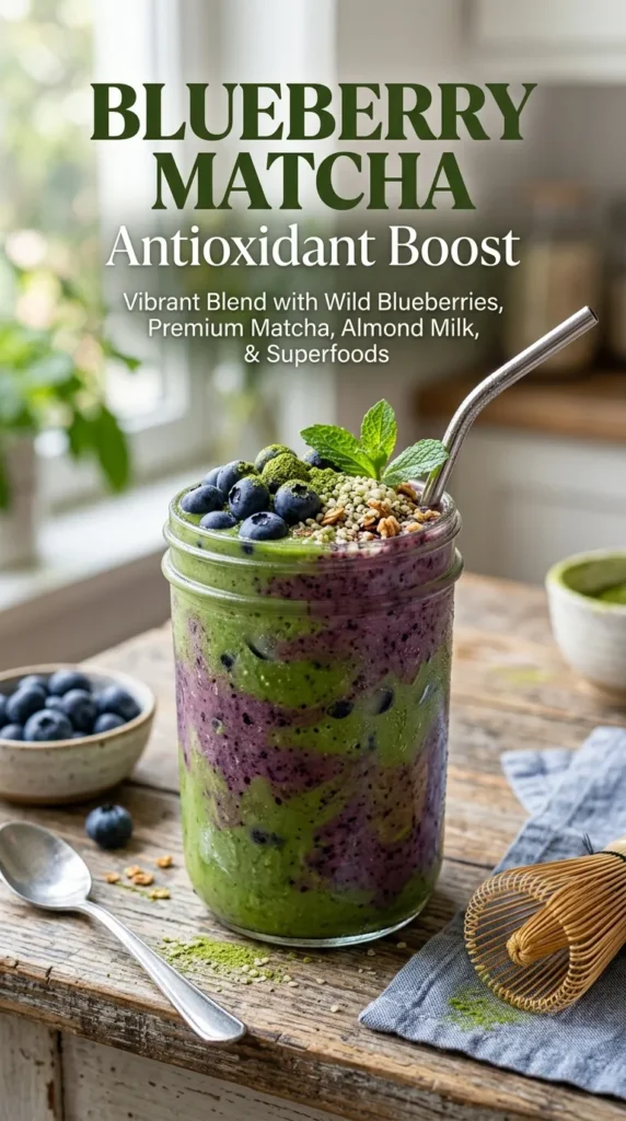 2  Blueberry Matcha Antioxidant Boost