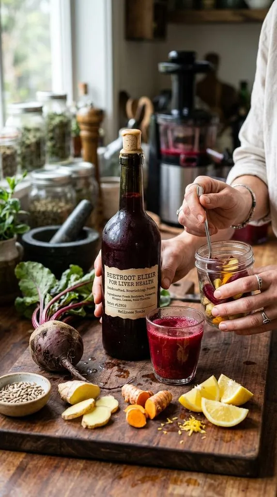 Beetroot Elixir For Liver Health