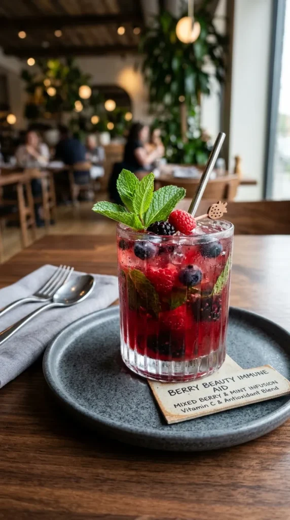 Berry Beauty Immune Aid Mixed Berry Mint Infusion