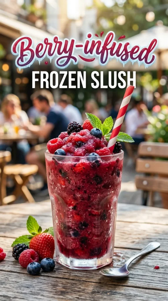 Berry Infused Frozen Slush