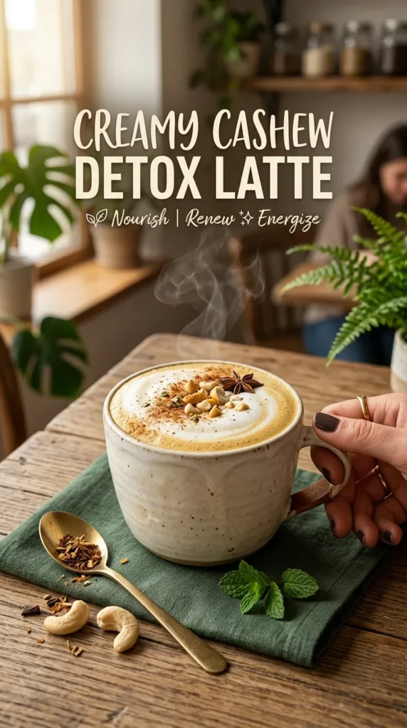 Creamy Cashew Detox Latte