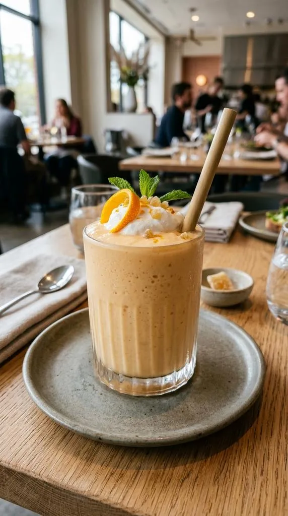 Creamy Orange Creamsicle Ginger Smoothie