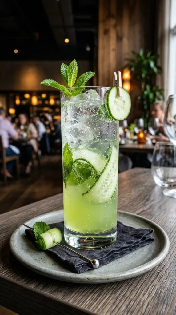Cucumber Mint Sparkler