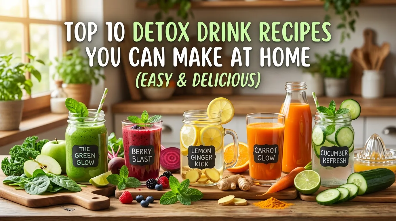 Top 10 Detox Drink Recipes You Can Make at Home (Easy & Delicious)