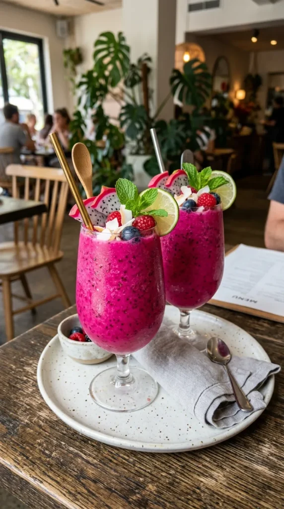 Dragon Fruit Pink Smoothie