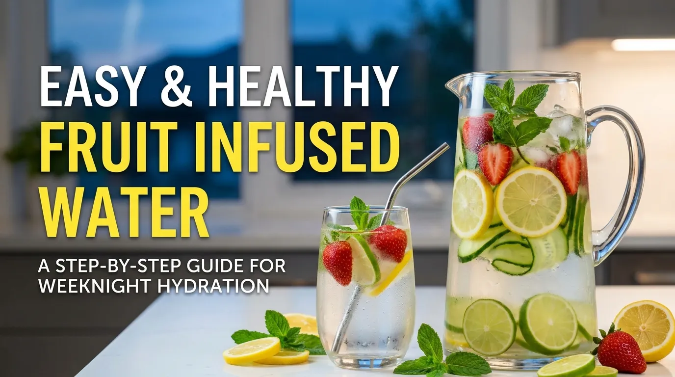 Easy & Healthy Fruit Infused Water: A Step-by-Step Guide for Weeknight Hydration