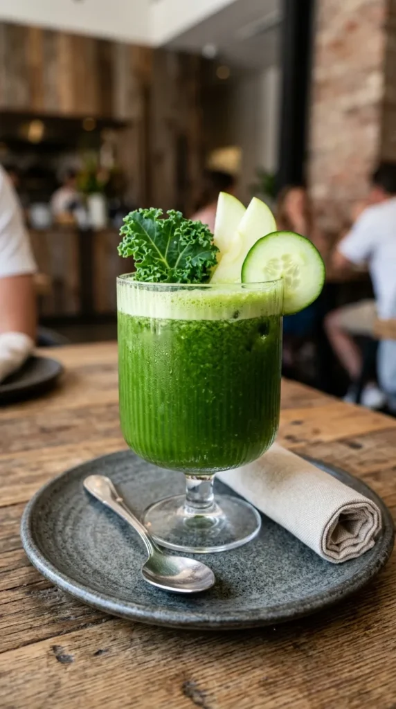Green Goddess Detox Kale Cucumber Green Apple Juice