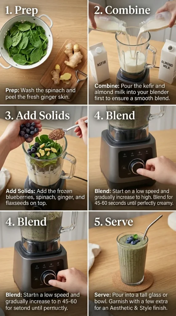 Gut Health Probiotic Smoothies Step By Step Instruction