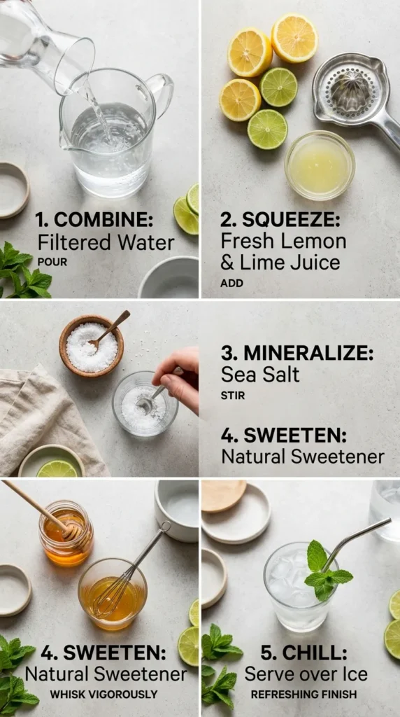 Homemade Electrolyte Drinks Step By Step Instructions