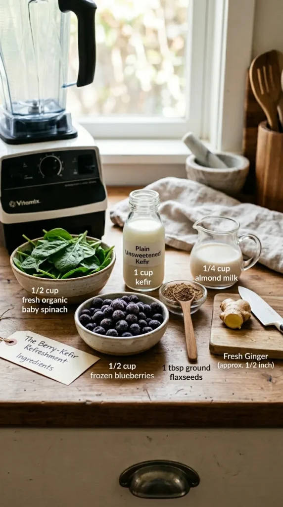 Ingredients The Berry Kefir Refreshment