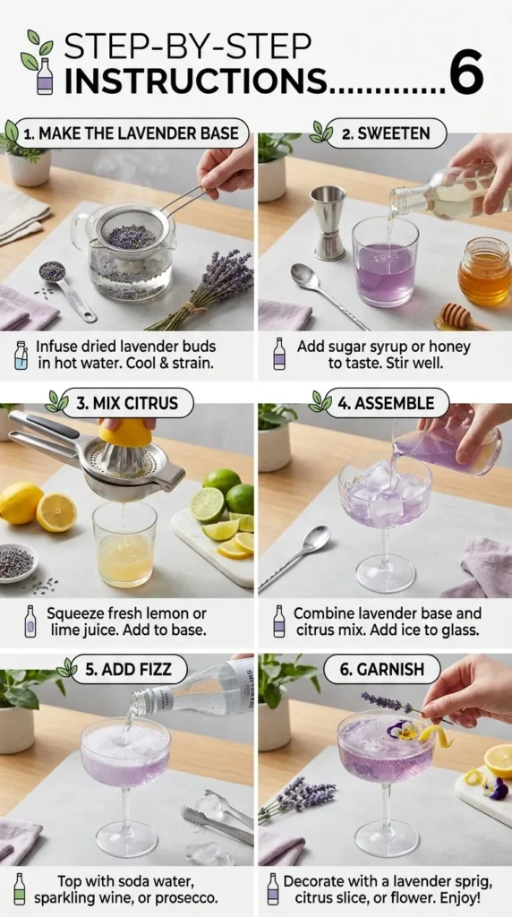 Ingredients The Recipe Refreshing Lavender Mocktails 2