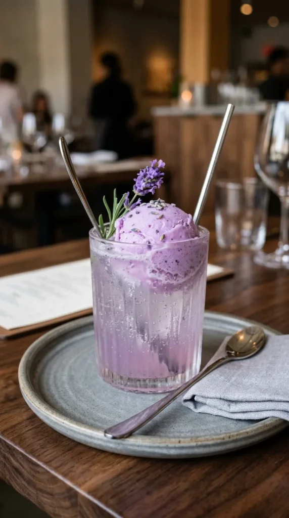 Lavender Sorbet Float