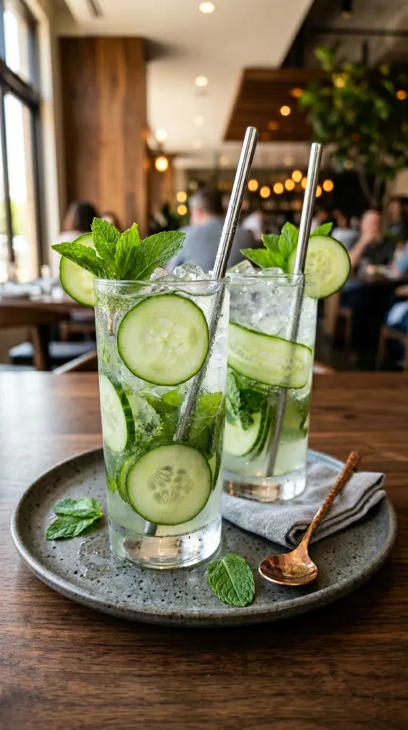 Refreshing Cucumber Mint Cooler
