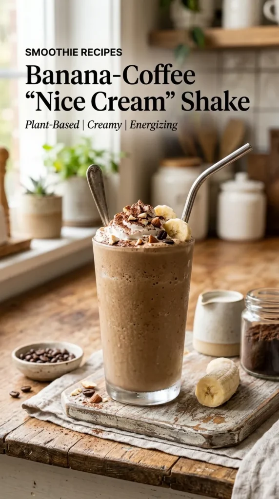 Smoothie Recipes Banana Coffee Nice Cream Shake