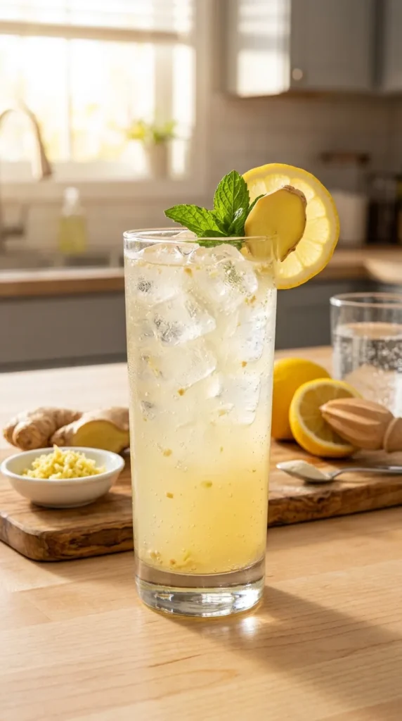 Spicy Ginger Lemonade