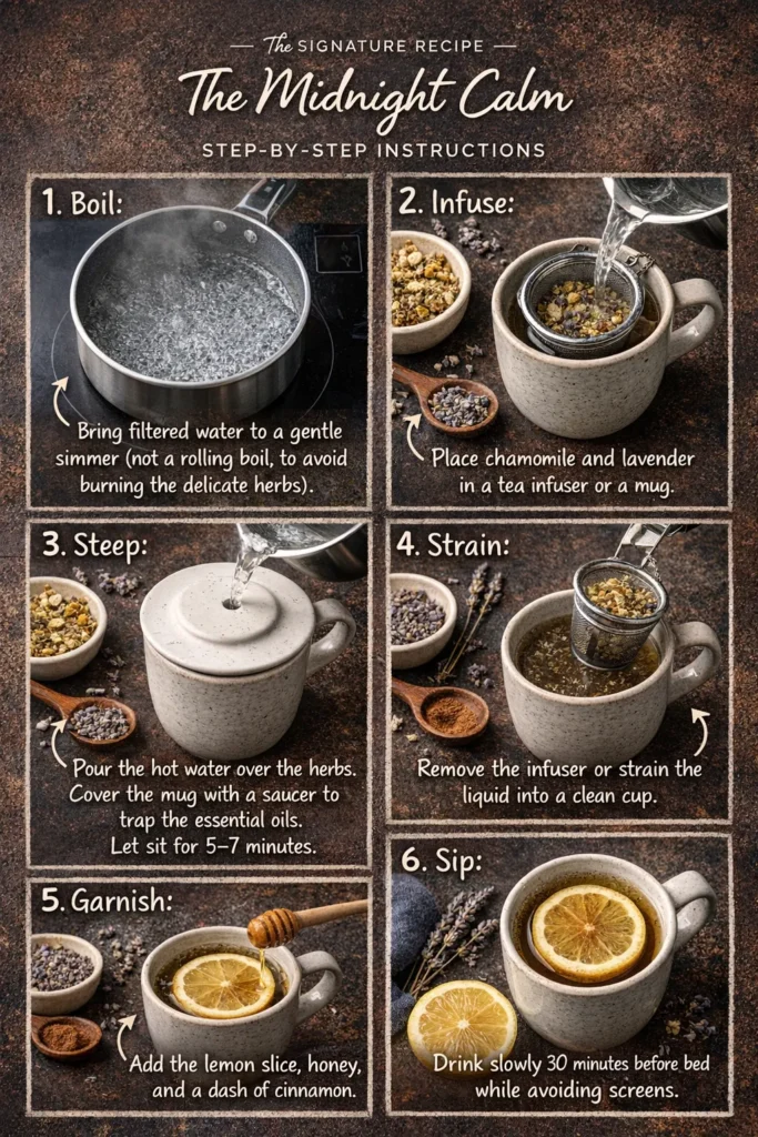 Step By Step Instructions Bedtime Relaxation Infusions