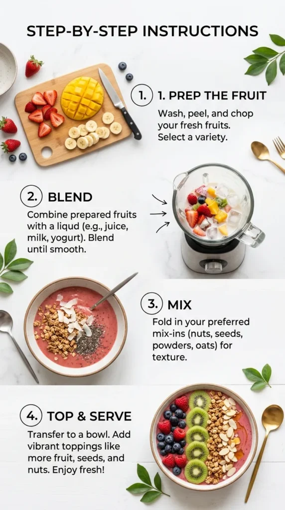 Step By Step Instructions Easy 3 Ingredient Refreshers