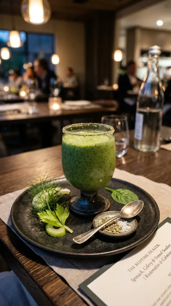 The Bedtime Healer Spinach Celery Fennel Soother