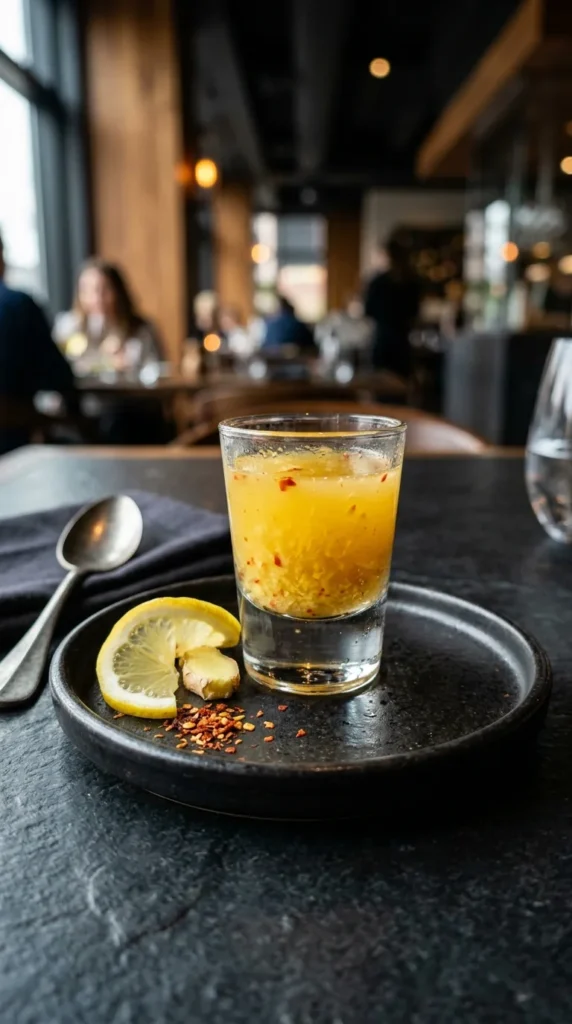 The Clear Sinner Lemon Ginger Cayenne Wellness Shot