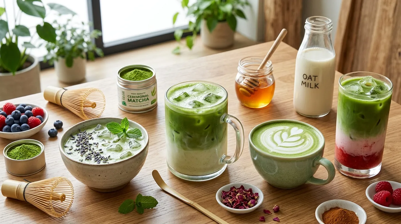 The Complete Guide to Aesthetic Matcha Latte Ideas: Best Healthy, Easy, & Step-by-Step Plant-Based Lattes for Every Vibe