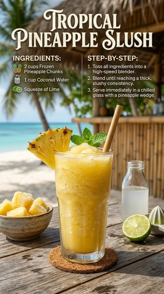 Tropical Pineapple Slush