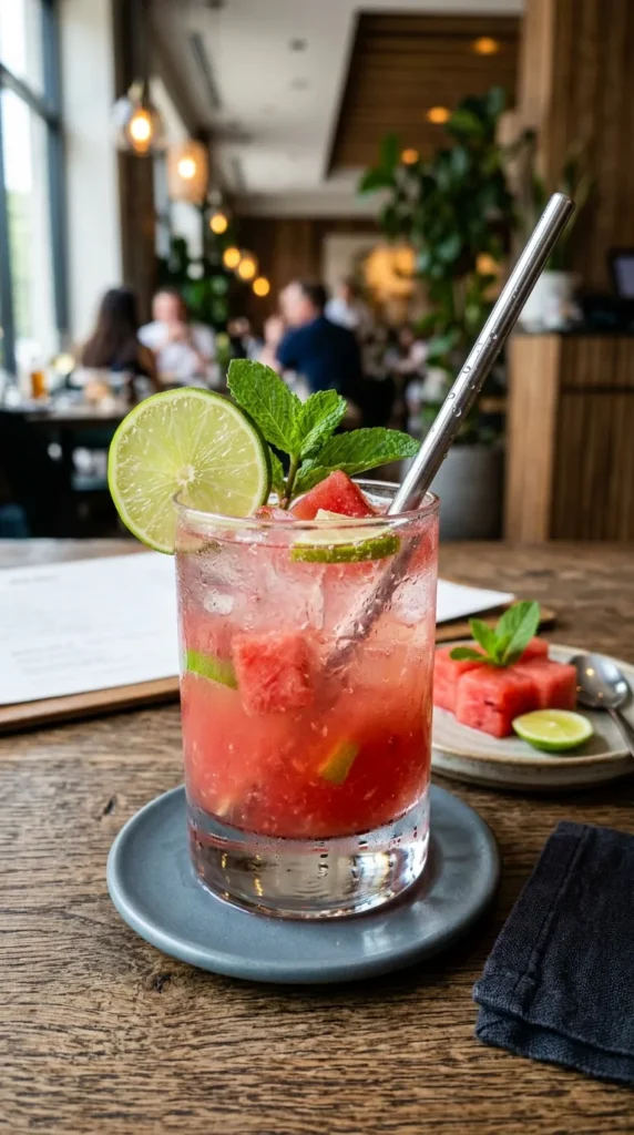 Watermelon Cooler Hydrating Watermelon Lime Juice