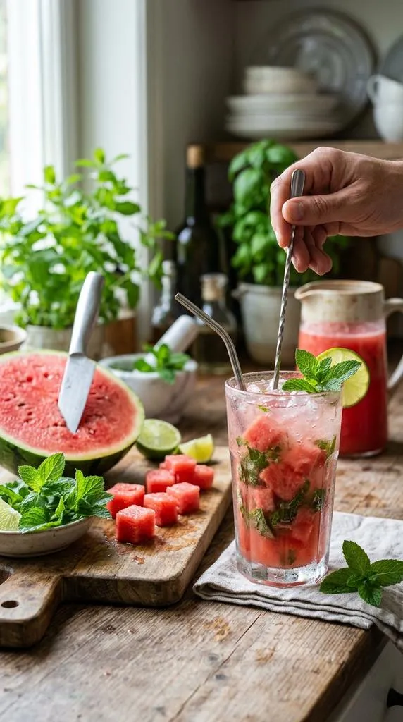 Watermelon Mint Cooler