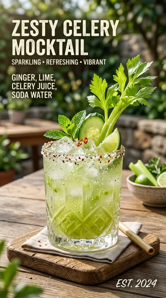 Zesty Celery Mocktail