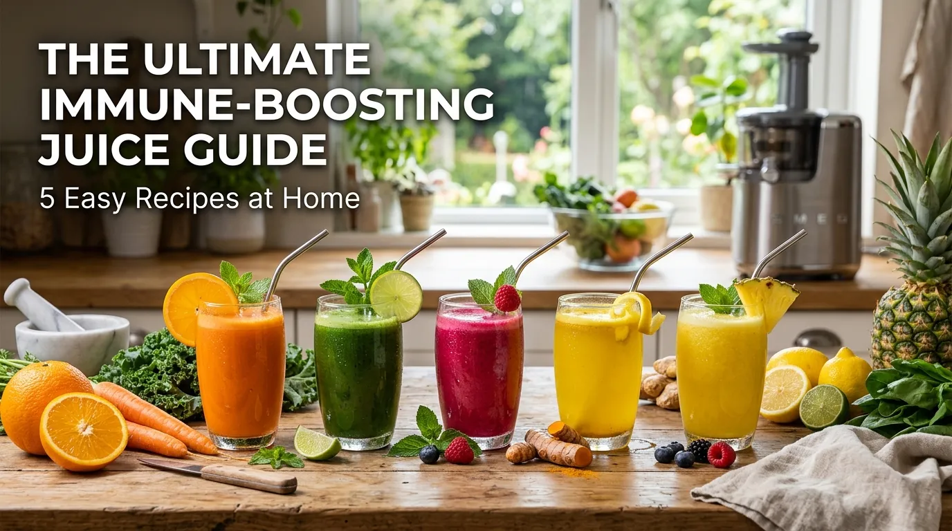 The Ultimate Immune-Boosting Juice Guide: 5 Easy Recipes at Home