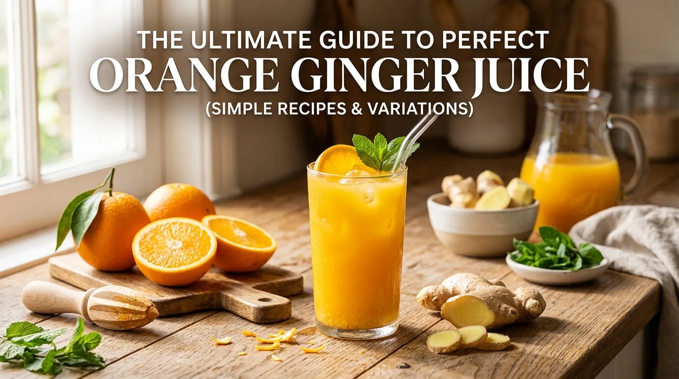 The Ultimate Guide to Perfect Orange Ginger Juice (Simple Recipes & Variations)